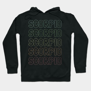 Scorpio Zodiac Pattern Hoodie